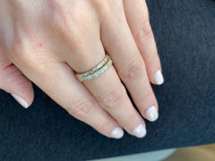 Ferkos Fine Jewelry 14k Bar Setting Baguette Diamond Eternity Ring Review