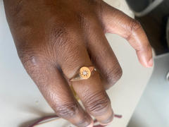 Ferkos Fine Jewelry 14K Gold Starburst Diamond Signet Ring Review
