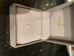 Ferkos Fine Jewelry 14K Gold Baguette & Round Diamond Charm Pendant Review