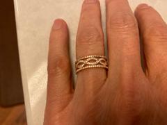 Ferkos Fine Jewelry 14K Gold Half Eternity Micro Pave Diamond Ring Review