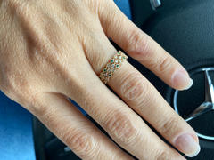 Ferkos Fine Jewelry 14k Gold Emerald Art Deco Wedding Band Review