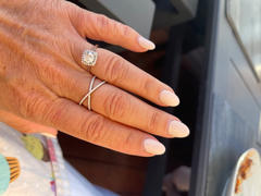 Ferkos Fine Jewelry 14K Gold Diamond Criss Cross Pave Ring Review