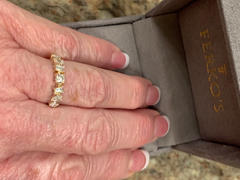 Ferkos Fine Jewelry 14k Mixed Cut Diamond Anniversary Ring Review