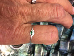 Ferkos Fine Jewelry 14k Marquise Emerald Eye Diamond Ring Review