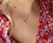 Ferkos Fine Jewelry 14k Medium Size Diamond Initial Necklace Review