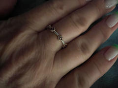 Ferkos Fine Jewelry Full Eternity Clover Ruby and Diamond Ring in 14k Gold Review