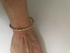Ferkos Fine Jewelry 14k Double Twist Rope Stacking Bangle Bracelet Review