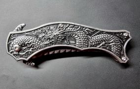 Mini.Katana Curved Dragon Pocket Knife Review