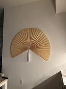 Chicnchill Vietnam Large Decorative Rustic Bamboo Woven Fan Headboard Wall Decor (Ivory) Review