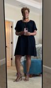 J. Brooks Boutique Kristi Mini Tiered Ruffled Dress - Black Review