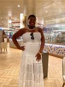J. Brooks Boutique Andrea Smocked Skirt Set - Off White Review