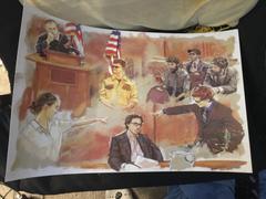 Pixel Empire 'The Trial' Courtroom Sketch Review