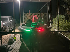 Green Blob Outdoors Bass Boat LED Bow Lighting Red & Green Navigation Lights Marine Ranger Triton Review