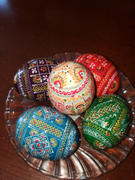 BestPysanky.com Set of 5 Colorful Ukrainian Wooden Pysanky Easter Eggs Review