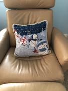 BestPysanky.com Set of 2 Snowmen Enjoying Winter Sport Parade Christmas Throw Cushion Pillow Covers Review