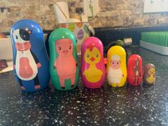 BestPysanky.com 6 Farm Animals Plastic Nesting Dolls Cow, Pig, Chicken, Lamb, Horse & Duck Review