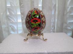 BestPysanky.com Low Profile Gold Tone Metal Egg Stand Holder Review