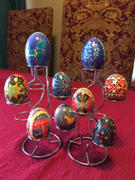 BestPysanky.com Silver Tone Metal 7 Eggs Holder Display Stand 7.25 Inches Review