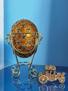 BestPysanky.com 1897 Coronation Royal Imperial Metal Easter Egg 7 Inches Review
