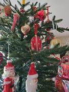 BestPysanky.com White Pearl Trellis On Red Glass Egg Christmas Ornament Review