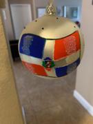 BestPysanky.com Flag of Dominican Republic Glass Ball Christmas Ornament 4 Inches Review