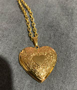 Sunflower Jewels  Heart Locket Pendants Necklaces For Women Gold Color photo frame Valentine lovers Necklace 45/66cm Gift Jewelry Review