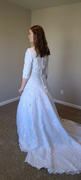 ieie Bridal Vintage Modest Lace A-line Wedding Dress with Sleeves AGNES Review