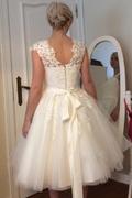 ieie Bridal Retro Vintage Short Tea Length Lace Wedding Dress CLOVER Review
