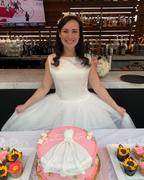 ieie Bridal Vintage Retro Tea Length Satin Tulle Wedding Dress AUDREY Review