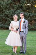 ieie Bridal Retro 50s Modest Tea Length Lace Wedding Dress MARLENE Review