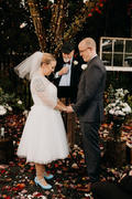 ieie Bridal Retro Tea Length Wedding Dress with Polka Dot BRIDGET Review