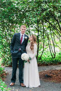 ieie Bridal Modest Lace Long Sleeves Sheath Wedding Dress | Megan Review