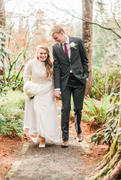 ieie Bridal Modest Lace Long Sleeves Sheath Wedding Dress | Megan Review
