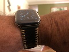 The Salty Fox Tribal Stitch Leather Apple Watch Band - Onyx Review