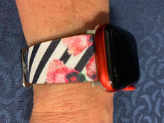 The Salty Fox Floral Chevron Leather Apple Watch Band Review