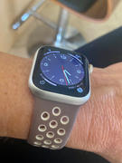 The Salty Fox Silicone Sports Apple Watch Band - Smokey Mauve/Beige Review