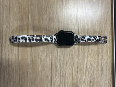 The Salty Fox Slim Leather Apple Watch Band - Blonde Leopard Review