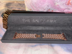 The Salty Fox Berlin Stainless Steel Apple Watch Band - Vintage Rose Gold Review
