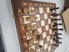 Yellow Mountain Imports Handmade European Wooden Chess Set with 16-Inch Board and Hand Carved Chess Pieces, Junior Review