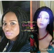 QualityHairByLawlar Box Braids Fully Hand Braided Lace Wig (1) Review