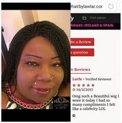 QualityHairByLawlar Senegalese Twist Fully Hand Braided Lace Wig- Black Review