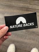 Nature Backs  (2) Black Nature Backs Logo Stickers Review