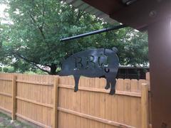 Maker Table BBQ Pig - Metal Sign - BBQ Grill - Restaurant Butcher Sign - Free Shipping Review