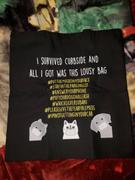 I love Veterinary I survived curbside Tote Bag Review