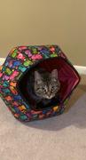 The Cat Ball Cat Ball Bed - Scandi Style Blue Abstract Review