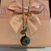 Rellery Marigold Initial Necklace - October Flower Review