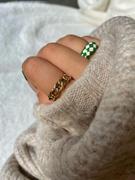 Rellery Emerald Green Checker Ring Review