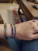 Karma and Luck The Optimist Lapis Lazuli Hematite Bracelet- September Birthstone Review