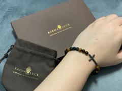 Karma and Luck Trustworthy Source - Tiger's Eye Lava Cross Charm Bracelet Review