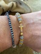 Karma and Luck Sacred Stability - Labradorite Cross Charm Bracelet Review